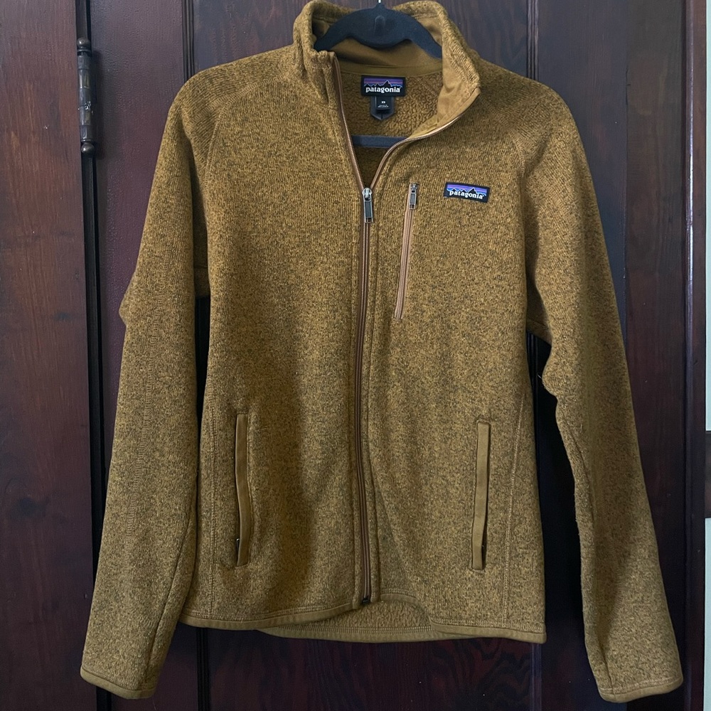 Patagonia Men’s XS Ochre Zip-Up (Women’s S/M)